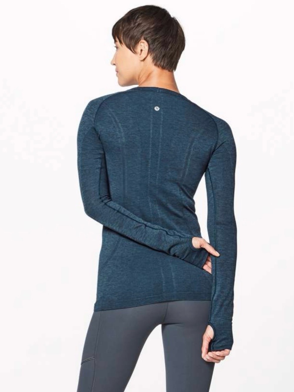 Lululemon Swiftly Tech Long Sleeve Top Night Tide, size 6, like new!